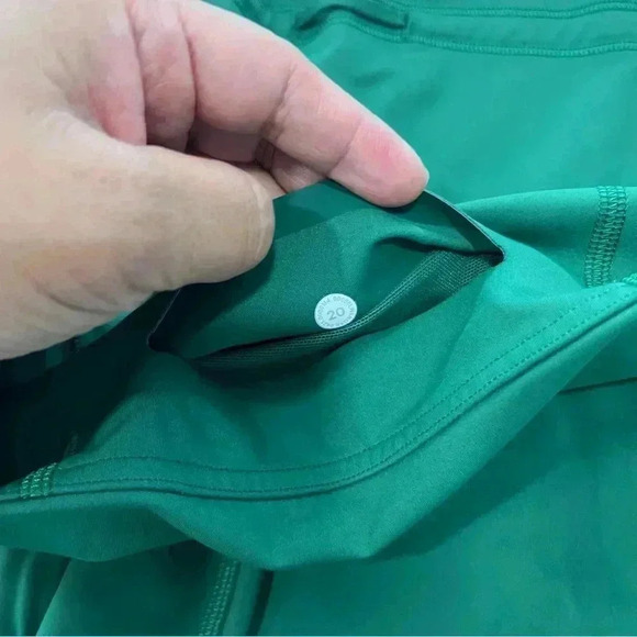 Lululemon Base Pace High Rise Crop 23”Brushed Nulux Everglade Green. Siz… - Picture 12 of 13